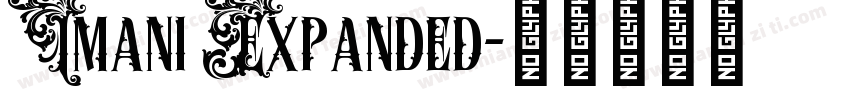 Imani Expanded字体转换